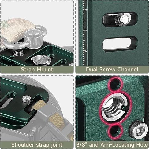 MINIFOCUS Quick Release Plate, 70mm Universal Camera Arca Swiss Plates with Wide D Stainless Steel Screw/Arca-Swiss Dovetail for DSLR Camera Tripod Ballhead in Kuwait