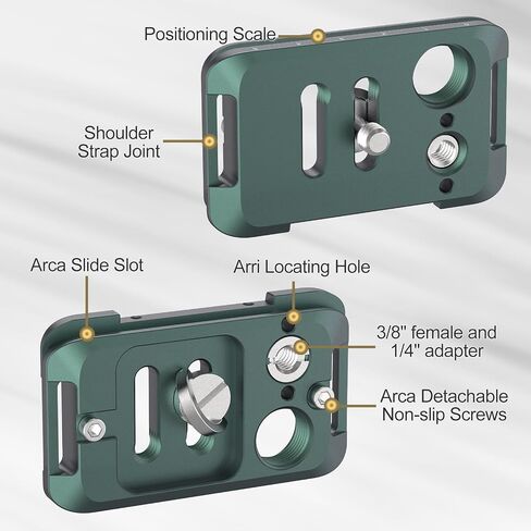 MINIFOCUS Quick Release Plate, 70mm Universal Camera Arca Swiss Plates with Wide D Stainless Steel Screw/Arca-Swiss Dovetail for DSLR Camera Tripod Ballhead in Kuwait