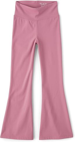 The Children's Place Girls' Flare Legging Pants, Soft Blue in Saudi Arabia