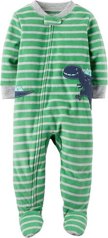 Carters Boys 2T-8 One Piece Dinosaur Fleece PJS 5 in Saudi Arabia