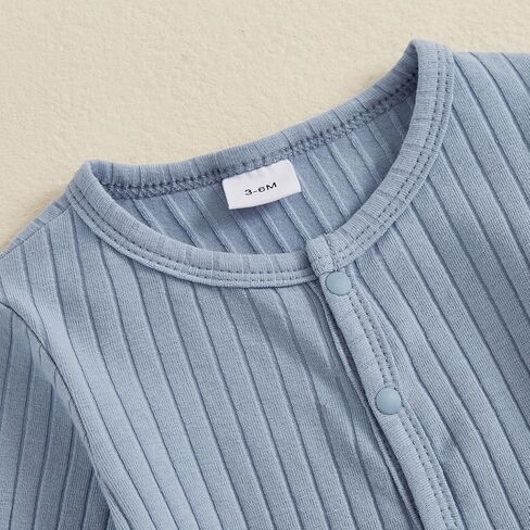 ZAXARRA Newborn Baby Boy Fall Winter Outfit New Here Letter knit Footies Romper 0 3 6 Months Jumpsuit Cute Hat Infant Set in Kuwait