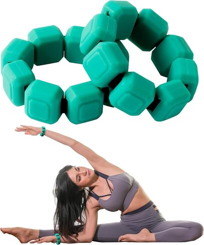 Wrist Ankle Weights for Women - Set of 2 (0.33lb Each) Wearable Silicone Workout Weighted Bracelets, Waterproof Strength Training Weight Bangles for Walking Running Yoga Pilates Aerobics in Saudi Arabia