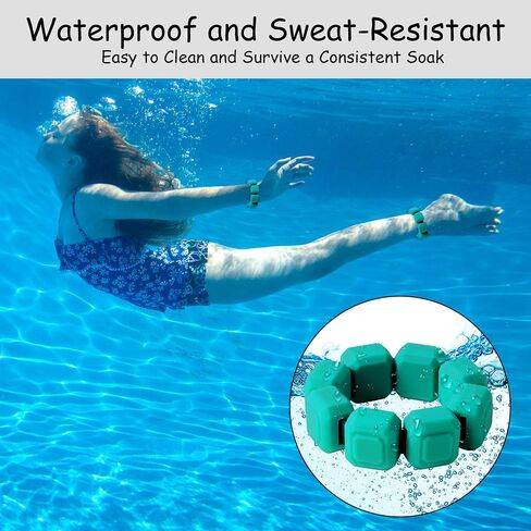 Wrist Ankle Weights for Women - Set of 2 (0.33lb Each) Wearable Silicone Workout Weighted Bracelets, Waterproof Strength Training Weight Bangles for Walking Running Yoga Pilates Aerobics in Saudi Arabia