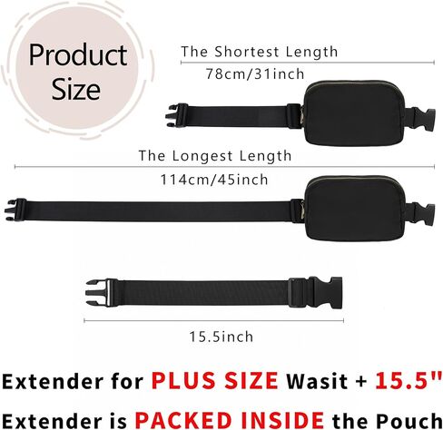 VOROLO Clear Fanny Pack Crossbody Bag For Women And Men Belt Bag Gift For Women Bum Bag with Adjustable Strap for Sports Clear Yellow in Kuwait