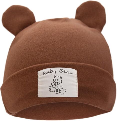 قبعة صغيرة للأطفال الصغار من كيدوتشيز، قبعة صغيرة للأطفال الرضع وأذنين الدب، قبعات دافئة للخريف والشتاء in Kuwait