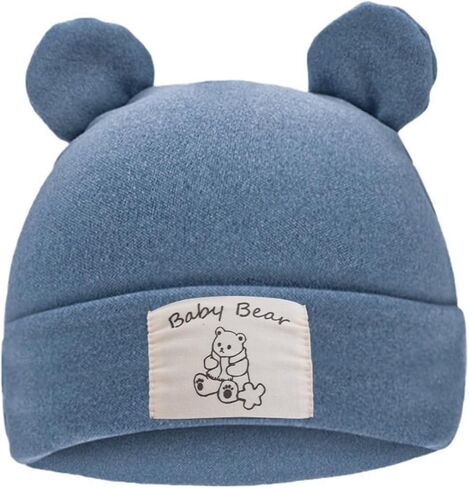 قبعة صغيرة للأطفال الصغار من كيدوتشيز، قبعة صغيرة للأطفال الرضع وأذنين الدب، قبعات دافئة للخريف والشتاء in Kuwait