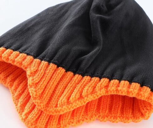 Home Prefer Baby Winter Hats for Boys Girls Kids Toddler Beanie with Earflaps Fleece Lined Knitted Beanie for Cold Weather in Kuwait