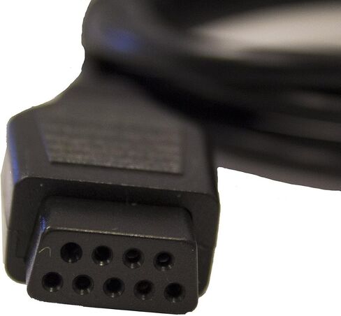 SN-RIGGOR 2-Pack 1.8m 9 Pin Extension Cord Cable for Sega Genesis MD Mega Drive Controlle Extension Sega Genesis 2/3 Controller in Saudi Arabia