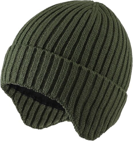 Home Prefer Baby Winter Hats for Boys Girls Kids Toddler Beanie with Earflaps Fleece Lined Knitted Beanie for Cold Weather in Kuwait