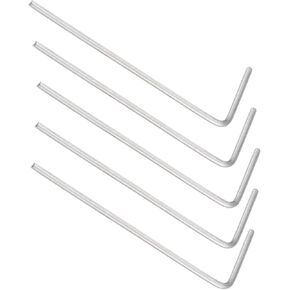 L-Handle Hex Key Wrench, 0.9mm Metric, CR-V L-Shape Hexagon Head Spanner - (Applications: for Home Repair and Mechanical Maintenance), 5-pieces