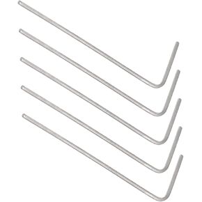 L-Handle Hex Key Wrench, 0.9mm Metric, CR-V L-Shape Hexagon Head Spanner - (Applications: for Home Repair and Mechanical Maintenance), 5-pieces