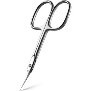 BEZOX Curved Cuticle Scissors - Precision Manicure Scissor Nail Cuticle Trimmer, Professional Stainless Steel Nail Scissors for Cuticle Care, Cuticle Cutter Small Scissors for Women - Rainbow