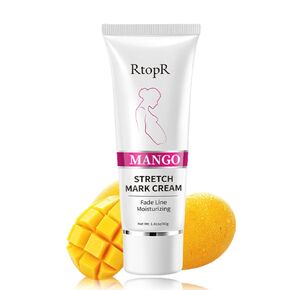 Mango Stretch Mark Cream - Stretch Mark Cream for Pregnancy - Stretch Marks Removal Cream - Pregnancy Must Haves - Moisturizing Belly Butter - Postpartum Essentials - Best Gifts for Expecting Mom