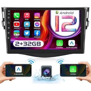 Car Radio Stereo for Toyota Highlander 2000-2007: [𝟐+𝟔𝟒𝐆][𝟏𝟐𝟖𝟎*𝟖𝟎𝟎 𝐇𝐃] 9 Inch Touch Screen Head Unit Replacement with Backup Camera - Upgrade 5G WiFi Carplay Bluetooth GPS FM SWC