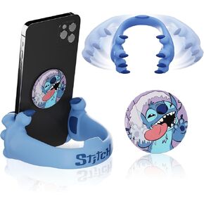 iJoy Disney Stitch Hands Phone Stand for Desk- Stitch Disney Phone Holder Stand for Home/Office/More – Lilo and Stitch Gifts for Girls, Boys, and All Fans of Lilo and Stitch Stuff