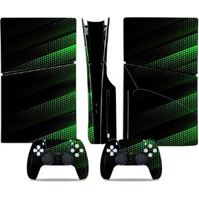 Skin Cover for PS5 Slim Disc Edition Console and Controller, Stickers Vinyl Decals for PlayStation 5 Slim Disk Edition(Basketball)