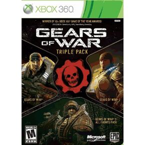 Gears of War Triple Pack - Xbox 360 (Bundle) (Renewed)