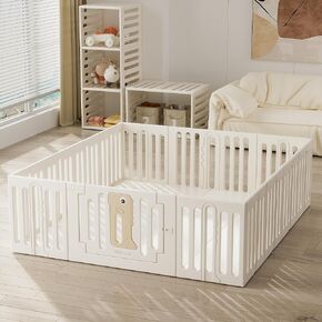 Baby playpen, Large playpen for Babies and Toddlers,Indoor & Outdoor Play Yard for Babies,Baby Play Pen,Baby Fence Play Area,Baby gate playpen(59 * 59")
