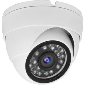 2MP Analog CCTV Camera 1080p 4-in-1 (TVI/AHD/CVI/960H Analog) Dome Security Cameras Outdoor Indoor, 2.8mm Lens, ICR, 24pcs LEDs, IR Night Vision, 105° Wide Angle, Full Metal Housing