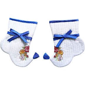 Socks for Hanbok Korea Traditional Beoseon 1 Age 12 Months Baby Boy Navy Embroidery First Birthday Dohl