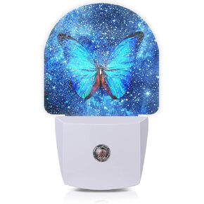Nautical Sea Voyage Anchor Night Lights Plug into Wall for Girls Boys Room,Night Light LED Lamp Dusk to Dawn Sensor Round Lamp for Bedroom Bathroom Hallway Home Wall Decor Nightlight