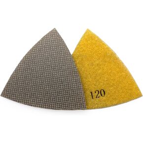Triangular Diamond Polishing Pads Diamond Triangular Sanding Pads for Stone Marble Concrete Ceramics Glass Tile 4pcs