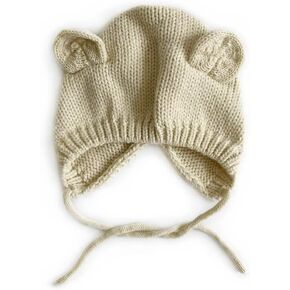 Baby Beanie Hat for Winter with Earfalp Cute Bear Kids Toddler Girls Boys Warm Knit Cap
