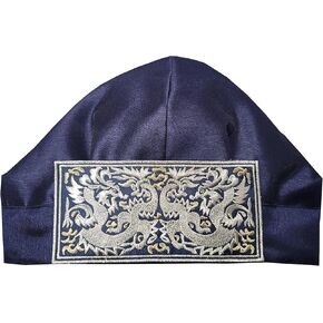 Hanbok Hat for Boy Korea Traditional Baby Cap Bokgun First Birthday Party Ceremony 1 Year Dol Navy Embroidery HGB010
