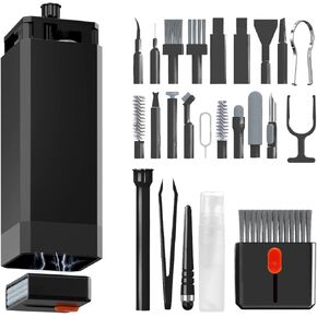 32 in 1 Cleaning Kit for iPhone, Keyboard Cleaner Kit, Cleaner Kit for AirPods, Phone Charging Port Cleaning Tool, Keyboard Cleaning Kit with Brush, Electronics Cleaning Tool for MacBook Watch Earbuds