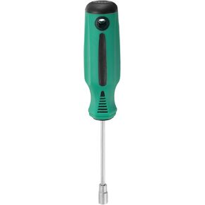 HARFINGTON Metric Nut Driver 12mm Dia 130mm Shank CR-V 6 Point Hex Hexagon Socket Wrench Screwdriver with Non-Slip Handle for Tightening and Loosening Fasteners