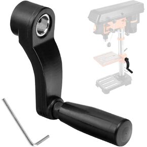 10601009A1 514007742 Drill Press Crank Handle Compatible with Sears Craftsman and Most 9/16" (14mm) Machine Shaft Handle 360° Free Rotation (6" swing diameter)