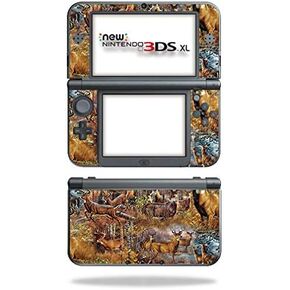 MightySkins Carbon Fiber Skin for Nintendo New 3DS XL (2015) - Pink Tree Camo | Protective, Durable Textured Carbon Fiber Finish | Easy to Apply, Remove, and Change Styles | Made in The USA