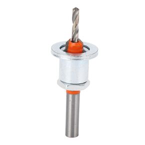 Adjustable Countersink Bit, Countersink Drill Bit Set Wear Resistant, Replacement Combo with Case for Wood Metal Power Tool