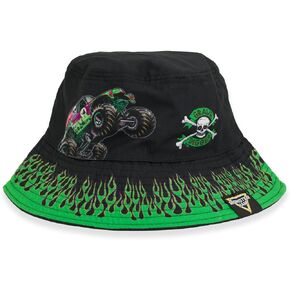 Monster Jam El Toro Loco Grave Digger Maximum Destruction Megalodon Monster Mutt Zombie Bucket Sun Hat One Size