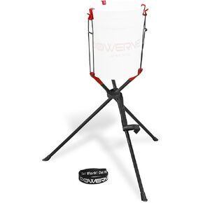 PowerNet German Marquez Baseball Softball Portable Bucket Caddy Lifter | Use During Training and Drills | Save Your Back No More Bending | Holds All Standard Buckets | Instant Setup