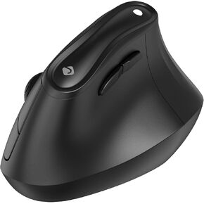 J-Tech Digital Wireless Mouse, Vertical Ergonomic Mouse with 2.4G Wireless & Bluetooth for 3 Multi-Device Function, Adjustable DPI Modes, Compatible with PC, Mac, Laptop - Black
