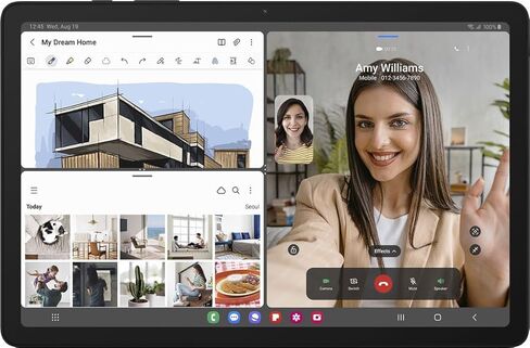 SAMSUNG Galaxy Tab A9+ Plus 5G (128GB, 8GB, 2024) 11" 90Hz, Snapdragon 695 5G, Android 13 Cellular 5G Tablet (International Model Fully Unlocked for US & Global) X216 (w/Fast Charger, Graphite) in Kuwait