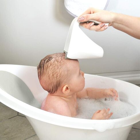 ECO Bath Rinse Jug | Soft Rim Baby & Toddler Shampoo Rinser | Bath Hair Rinsing Cup | Hair Wash Jug with Handle | Essential Bath Accessories | Cookies & Cream Colour in Kuwait
