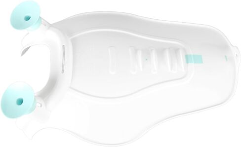 Clean Rinse Bather, Folding Spine Protection Wash Hip Semi Circular Sink Clean Rinse Baby Bather Ergonomic Portable for Travel (Mint Green) in Saudi Arabia