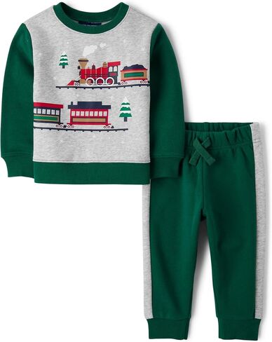 The Children's Place baby-boys And Toddler Sweatshirt and Sweatpant 2 Piece Outfit in Saudi Arabia