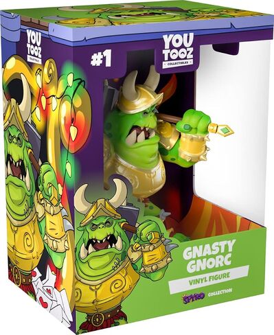 Youtooz Spyro Gnasty Gnorc 4.3" inch, Gnasty Gnorc Vinyl Figure, Collectible Gnasty Gnorc from Video Game Spyro Spyro Collection in Saudi Arabia