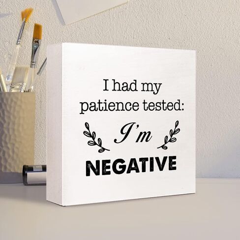 Office Wooden Box Sign,Desk Sweet Desk Funny Office Wood Plaque Sign,Rustic Farmhouse Wood Block Sign for Office Home Desk Shelf Decor Q787 in Kuwait
