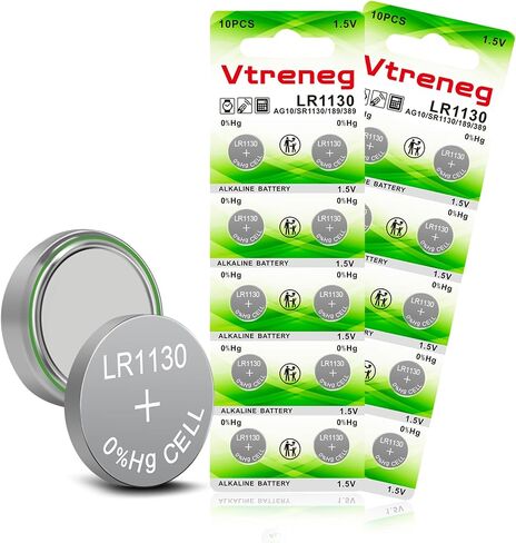 10 حزمة LR1130 بطارية L1131F LR54 L1131C 189 389 390 AG10 1.5 فولت بطارية قلوية لكتاب الصوت مصباح ليد حاسبة ساعة زر خلية البطارية in Kuwait