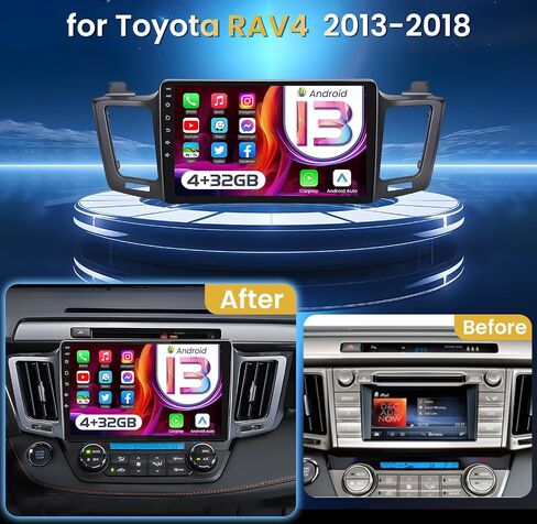 ستيريو راديو السيارة لسيارة Toyota Highlander 2000-2007: [𝟐+𝟔𝟒𝐆] [𝟏𝟐𝟖𝟎*𝟖𝟎𝟎 𝐇𝐃] استبدال وحدة رأس شاشة تعمل باللمس مقاس 9 بوصات مع كاميرا احتياطية - ترقية 5G WiFi Carplay Bluetooth GPS FM SWC in Kuwait