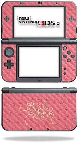 MightySkins Carbon Fiber Skin for Nintendo New 3DS XL (2015) - Unicorn Rave | Protective, Durable Textured Carbon Fiber Finish | Easy to Apply, Remove, and Change Styles | Made in The USA in Saudi Arabia