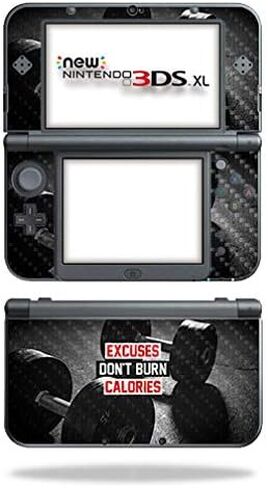 MightySkins Carbon Fiber Skin for Nintendo New 3DS XL (2015) - Unicorn Rave | Protective, Durable Textured Carbon Fiber Finish | Easy to Apply, Remove, and Change Styles | Made in The USA in Saudi Arabia
