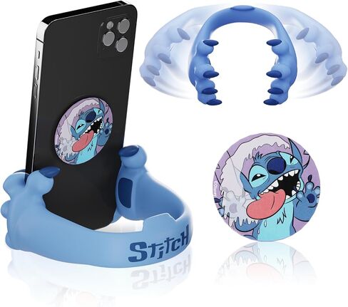 iJoy Disney Stitch Hands Phone Stand for Desk- Stitch Disney Phone Holder Stand for Home/Office/More – Lilo and Stitch Gifts for Girls, Boys, and All Fans of Lilo and Stitch Stuff in Saudi Arabia