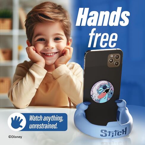 iJoy Disney Stitch Hands Phone Stand for Desk- Stitch Disney Phone Holder Stand for Home/Office/More – Lilo and Stitch Gifts for Girls, Boys, and All Fans of Lilo and Stitch Stuff in Saudi Arabia
