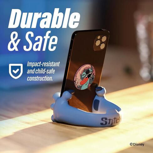 iJoy Disney Stitch Hands Phone Stand for Desk- Stitch Disney Phone Holder Stand for Home/Office/More – Lilo and Stitch Gifts for Girls, Boys, and All Fans of Lilo and Stitch Stuff in Saudi Arabia