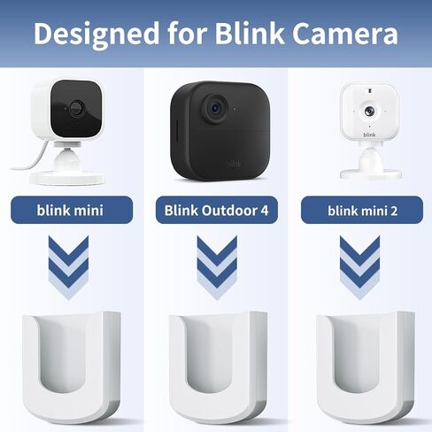 No Drill No Screw Blink Camera Mount for Blink Outdoor 4 /Blink Mini/Blink Mini 2, Strong Adhesive Camera Wall Mount for Blink Outdoor Indoor Camera, Easy to Install,3Pack(Blink Camera Not Included) in Kuwait